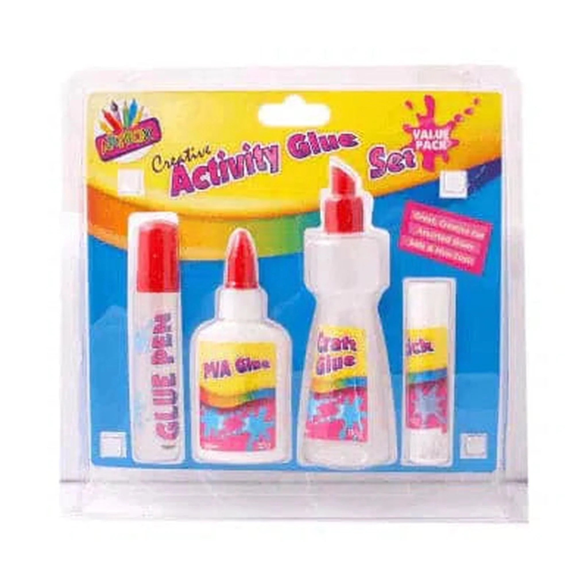 4 Packs of Assorted Glues - PoundToys